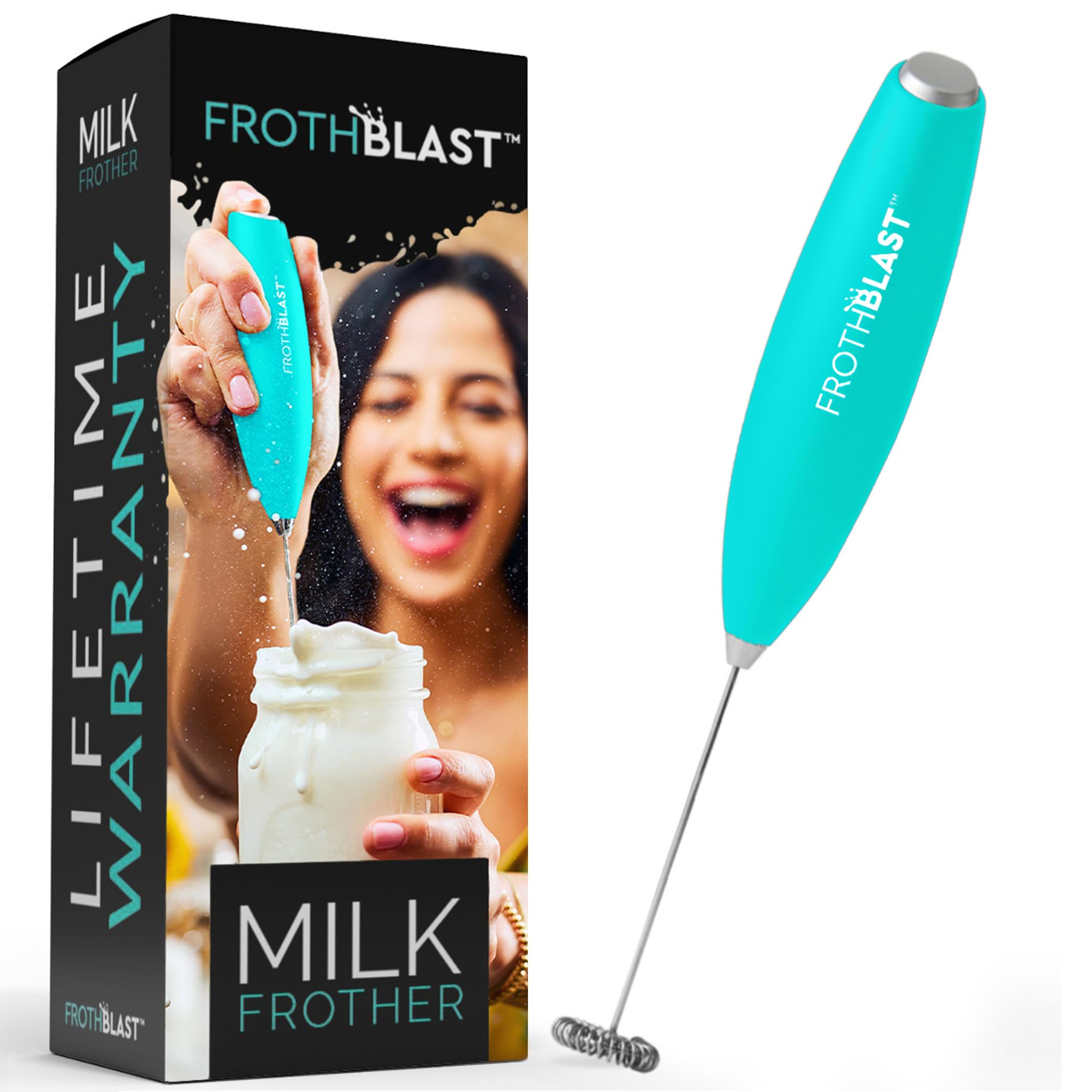 Amazon.com: FrothBlast Milk Frother Handheld for Coffee (Foam